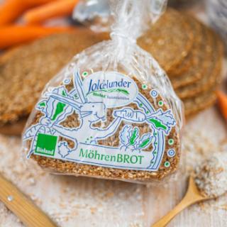 Möhrenbrot geschnitten